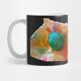 Cracked Teal Easter Egg Mug